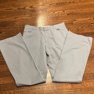 J. Crew Trousers Size 10 Tall in a Light Grayish Blue 100% Cotton